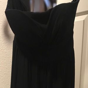 Black strapless dress 👗